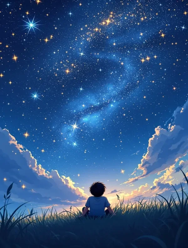 星空下的少年